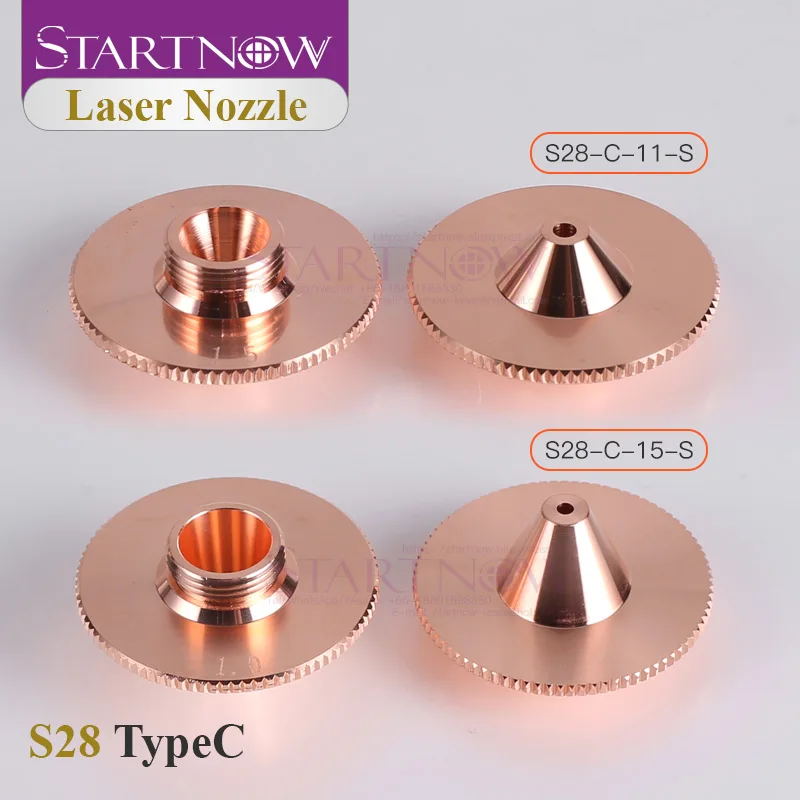 Startnow Bulge Laser Nozzle Dia.28mm M11 Caliber 0.8mm-5.0mm Single Layer for HANS Raytools Laser Cutting Machine Head
Startnow Bulge Laser Nozzle Dia.28mm M11 Caliber 0.8mm-5.0mm Single Layer for HANS Raytools Laser Cutting Machine Head
