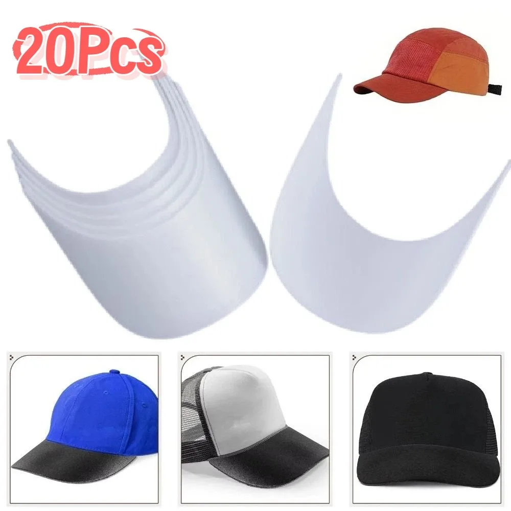 20Pcs DIY Baseball Cap Brim Peaked Plastic Easy Insert Hat Brim Inserts Comfortable To Wear Practical Sun Hat Support Liners
20Pcs DIY Baseball Cap Brim Peaked Plastic Easy Insert Hat Brim Inserts Comfortable To Wear Practical Sun Hat Support Liners