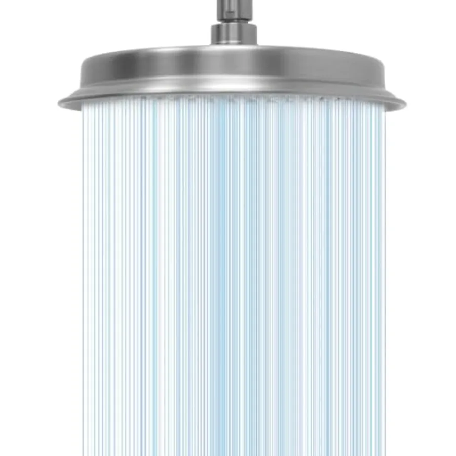 Rain Shower Head, 9" Round Rainfall Waterfall Overhead Showerhead High Pressure Vintage Shower Heads with Silicone Nozzle for B
Rain Shower Head, 9" Round Rainfall Waterfall Overhead Showerhead High Pressure Vintage Shower Heads with Silicone Nozzle for B