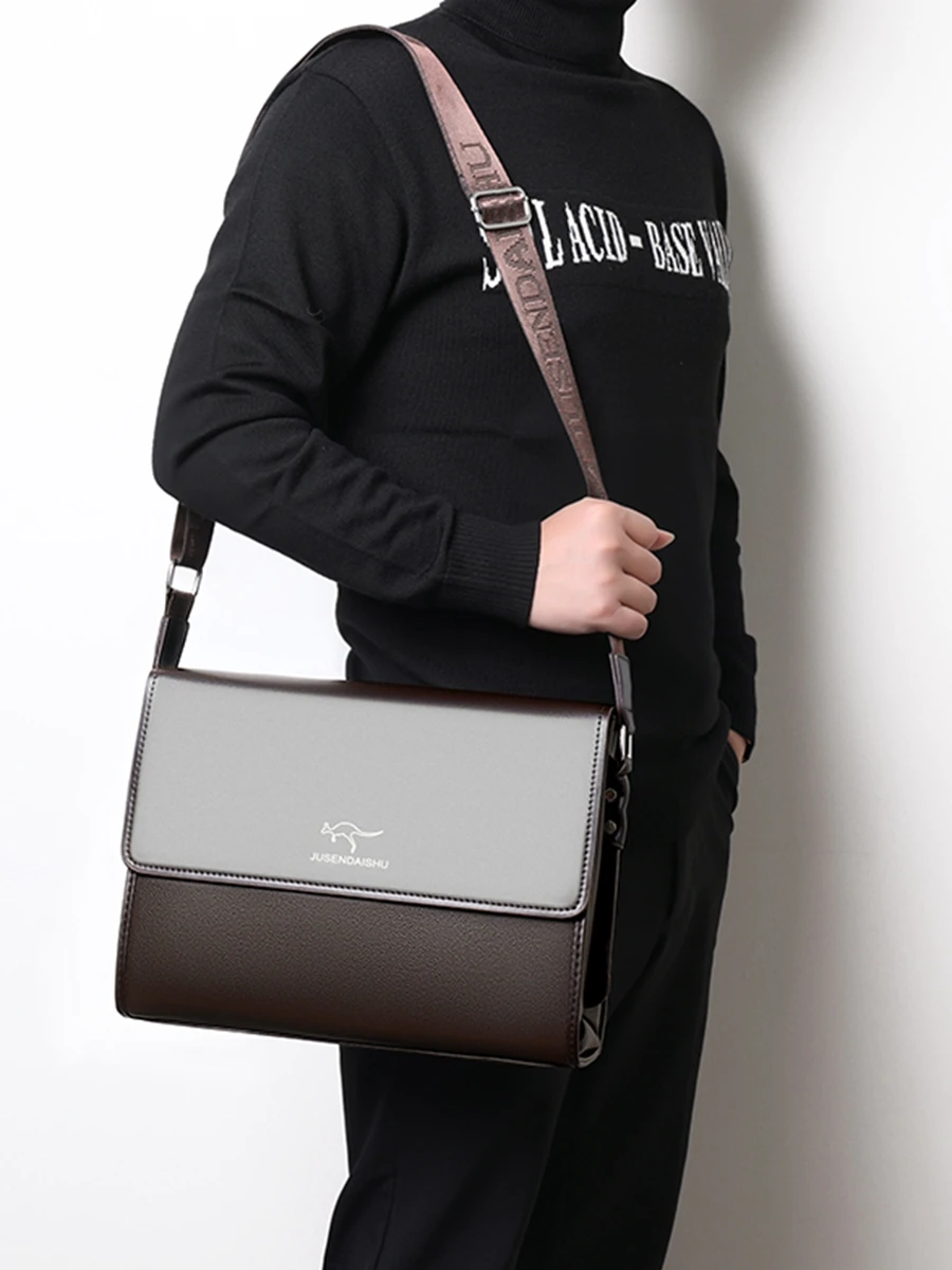Faionable Men's Soft Leather oulder Bag Casual Busin Large Capaci Bapa Crossbody Bag Horizontal Sle Briease
Faionable Men's Soft Leather oulder Bag Casual Busin Large Capaci Bapa Crossbody Bag Horizontal Sle Briease