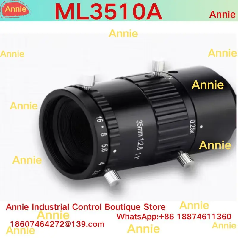 Second-hand test OK Industrial lens ML3510A
Second-hand test OK Industrial lens ML3510A