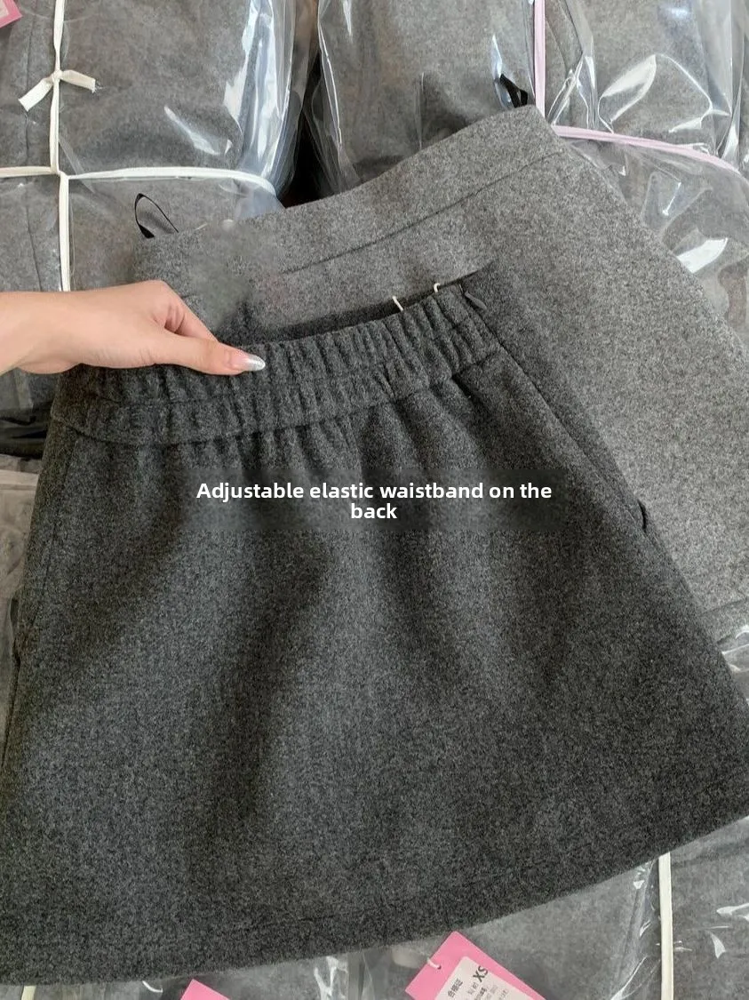 Ultra Soft Skin-Friendly Winter High Waist A-Line Skirt Korean Sle Woolen f Skirt Hip Concealing Slimming Skirt
Ultra Soft Skin-Friendly Winter High Waist A-Line Skirt Korean Sle Woolen f Skirt Hip Concealing Slimming Skirt