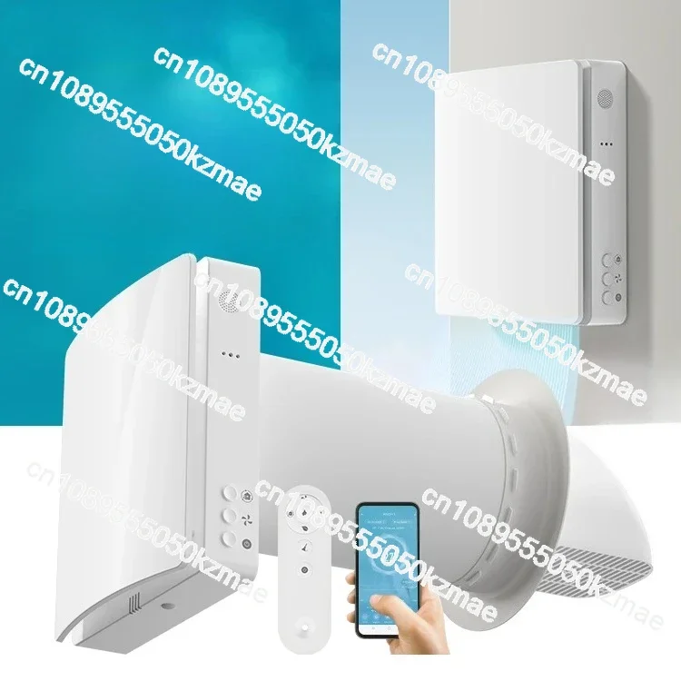 Wall Mounted Heat Recovery Ventilator Energy Recovery Ventilation System for Home/Office/Warehouse | Quiet Mini Fan with
Wall Mounted Heat Recovery Ventilator Energy Recovery Ventilation System for Home/Office/Warehouse | Quiet Mini Fan with