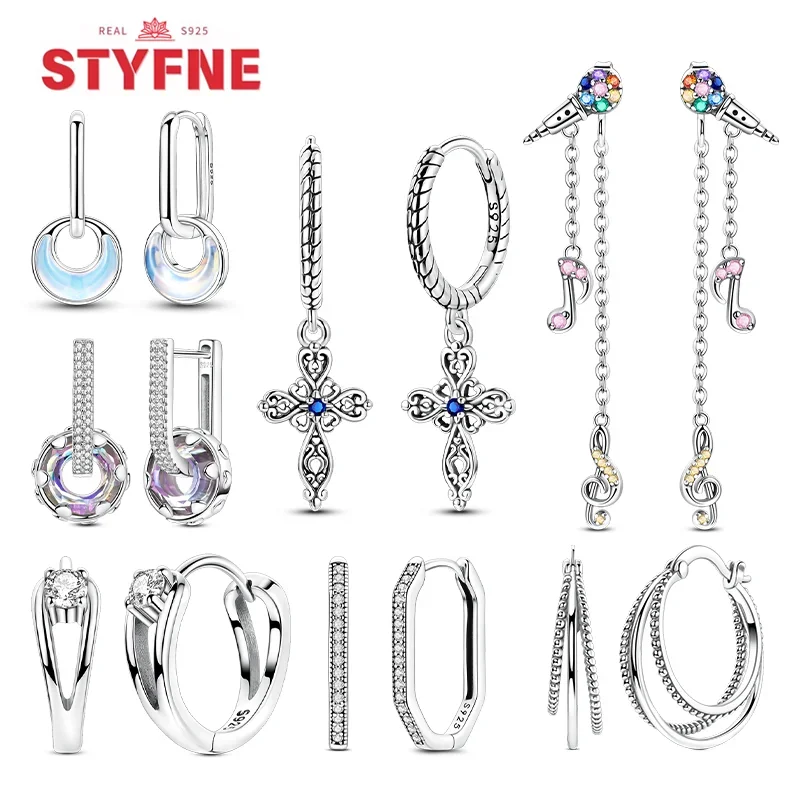 2025 New Hoop Earring 925 Sterling Silver Earring Religion Cross Round Shaped Earring for Women Girl Party Jewelry Fine Gifts
2025 New Hoop Earring 925 Sterling Silver Earring Religion Cross Round Shaped Earring for Women Girl Party Jewelry Fine Gifts