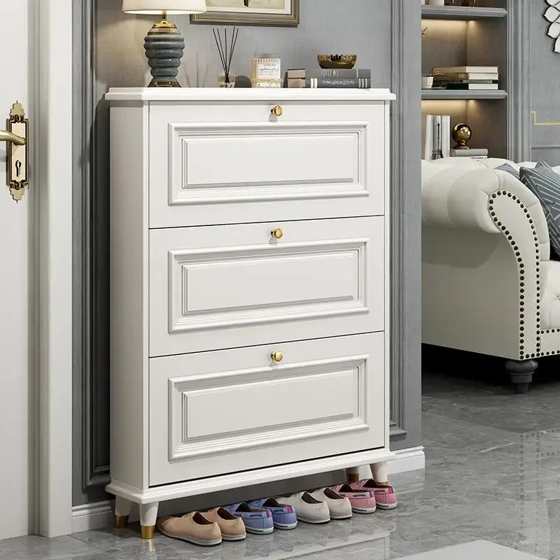 American ultra-thin tipping bucket shoe cabinet, indoor new 2024 explosion at the door of the home, integrated small shoe rack f
American ultra-thin tipping bucket shoe cabinet, indoor new 2024 explosion at the door of the home, integrated small shoe rack f