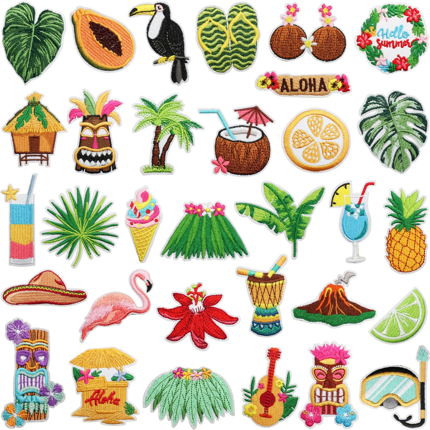 New Patches Summer Vacation Beach Tree Embroidered Iron On Clothing Hat Bag Shoe Gift Box Decor DIY
New Patches Summer Vacation Beach Tree Embroidered Iron On Clothing Hat Bag Shoe Gift Box Decor DIY