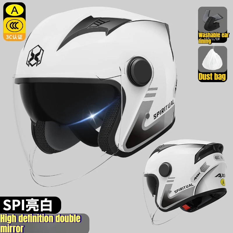 Motorcycle riding helmets for men women winter electric vehicle half helmets anti-drop and comfortable helmets for all seasons
Motorcycle riding helmets for men women winter electric vehicle half helmets anti-drop and comfortable helmets for all seasons