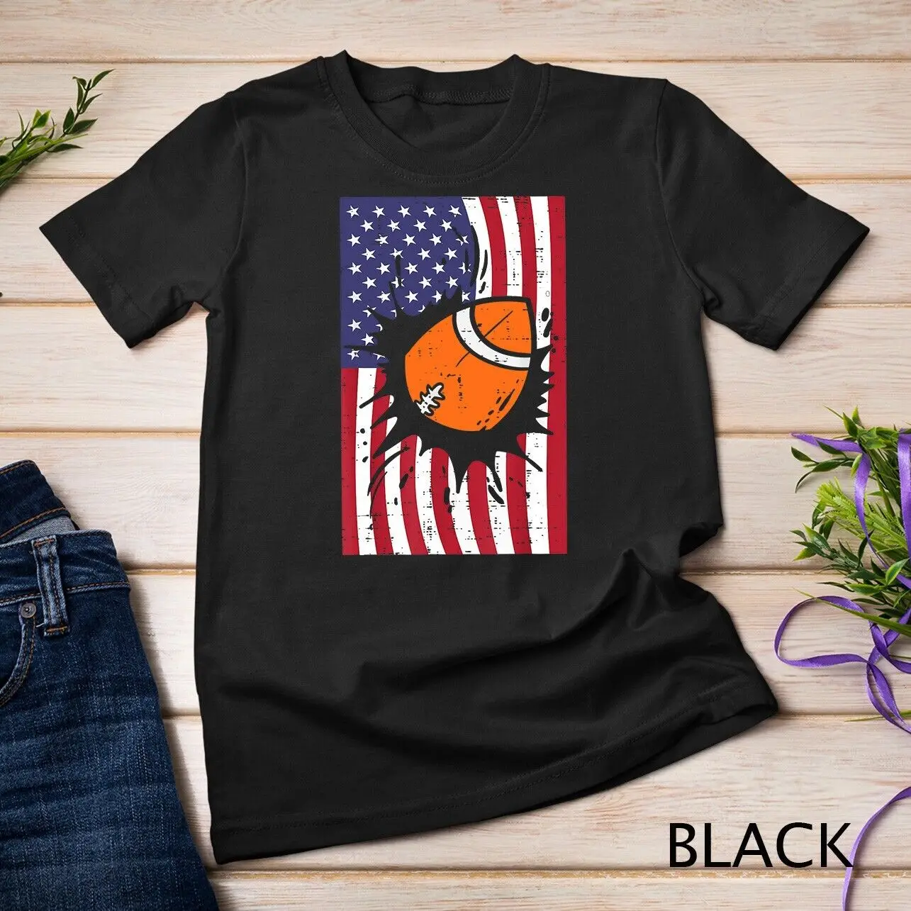 US Flag American Football Sports Patriotic Men Women Kids Unisex T-shirt
US Flag American Football Sports Patriotic Men Women Kids Unisex T-shirt