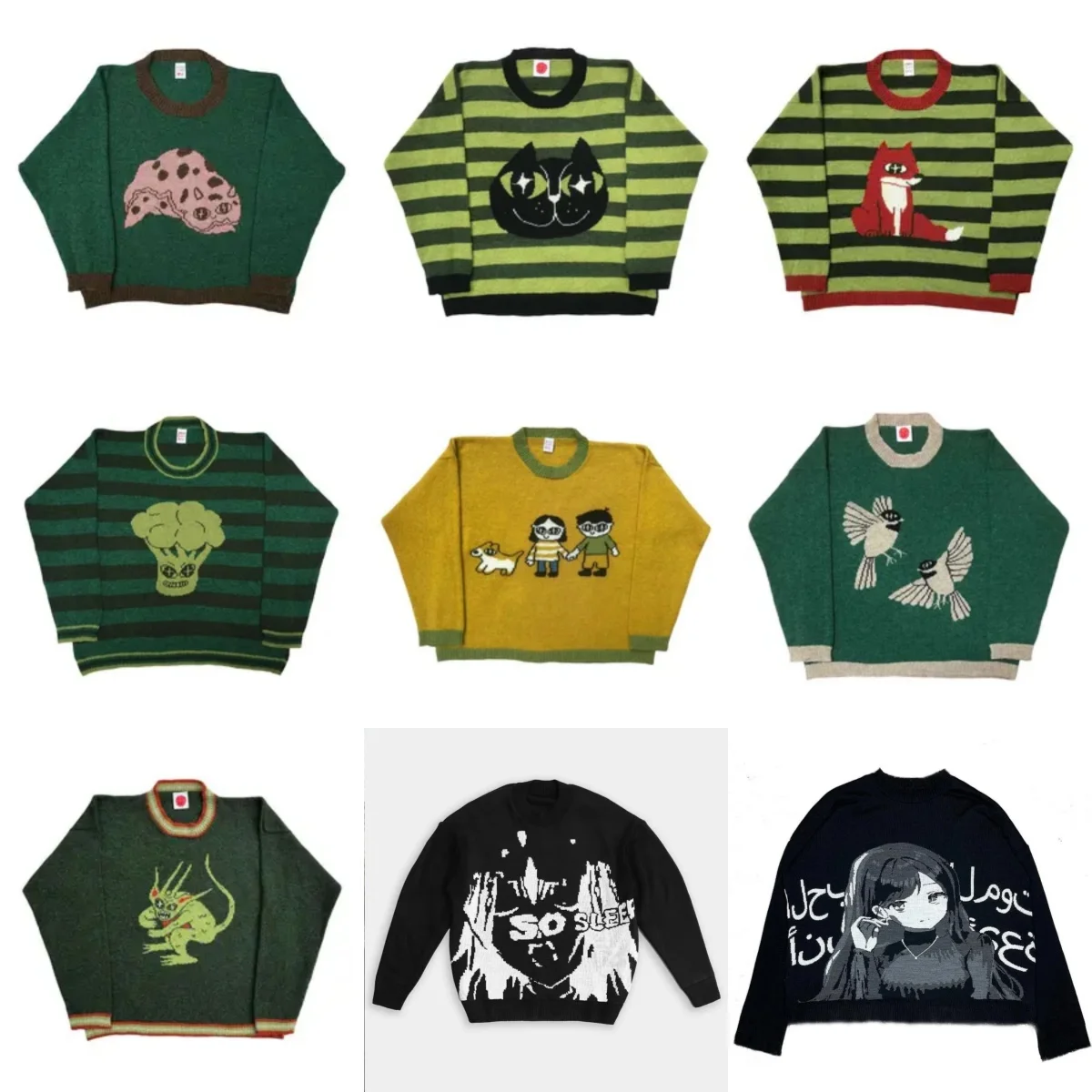 Black And White Y2K Pattern Winter Sweater Unisex Warm Knitted Pullover With Retro Cool Design
Black And White Y2K Pattern Winter Sweater Unisex Warm Knitted Pullover With Retro Cool Design