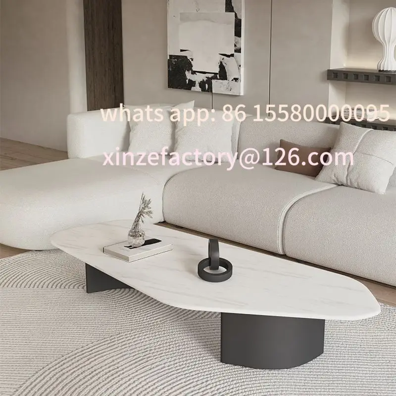 Customizable light luxury Italian irregular rock slab coffee table
Customizable light luxury Italian irregular rock slab coffee table