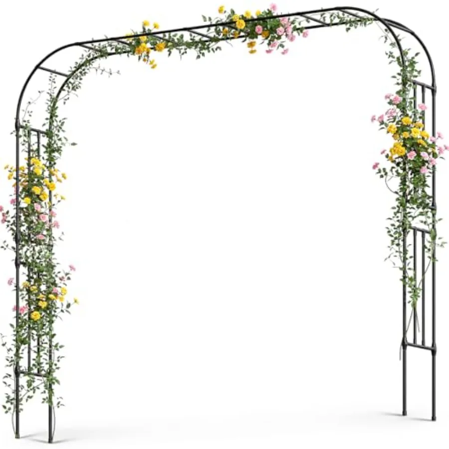 126" x15.8" x 94.5" Garden Arch Arbor Trellis, Trellis Arch for Climbing Plants Outdoor, Wide Sturdy Garden Arch Trellises for
126" x15.8" x 94.5" Garden Arch Arbor Trellis, Trellis Arch for Climbing Plants Outdoor, Wide Sturdy Garden Arch Trellises for