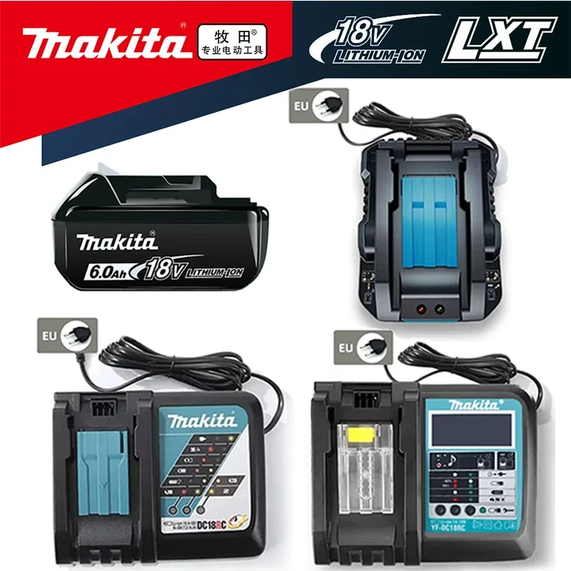 100% Original Makita Rechargeable Power Tool Battery Replaceable LED Lithium-ion 6.0 Ah 18V LXT BL1860B BL1860BL1850 BL1830
100% Original Makita Rechargeable Power Tool Battery Replaceable LED Lithium-ion 6.0 Ah 18V LXT BL1860B BL1860BL1850 BL1830