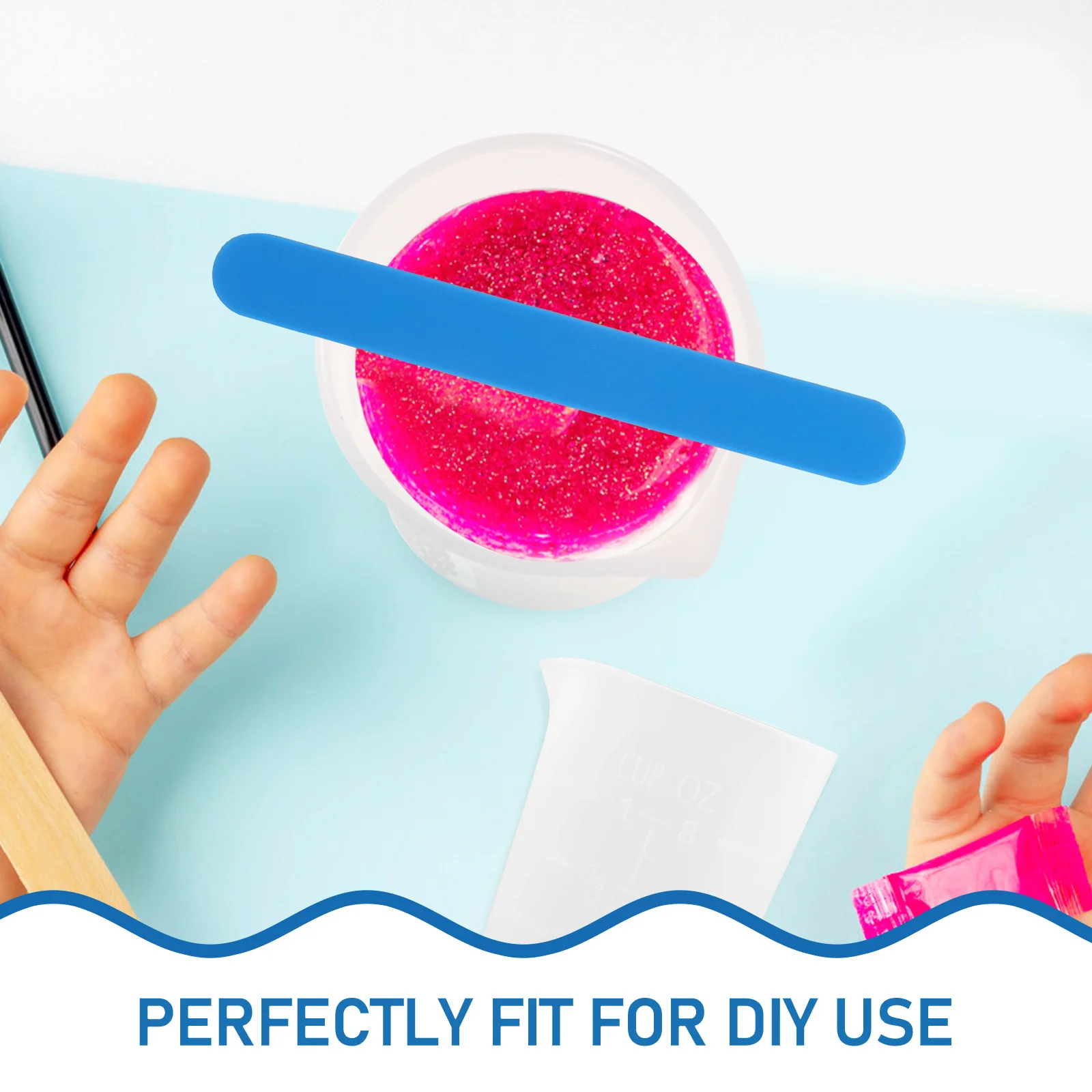 1 Set Mixing Cups Epoxy Resin Craft Kit Silicone Stir Sticks Measuring Tools Diy Supplies For Crafts Making Pointed Mouth Design
1 Set Mixing Cups Epoxy Resin Craft Kit Silicone Stir Sticks Measuring Tools Diy Supplies For Crafts Making Pointed Mouth Design