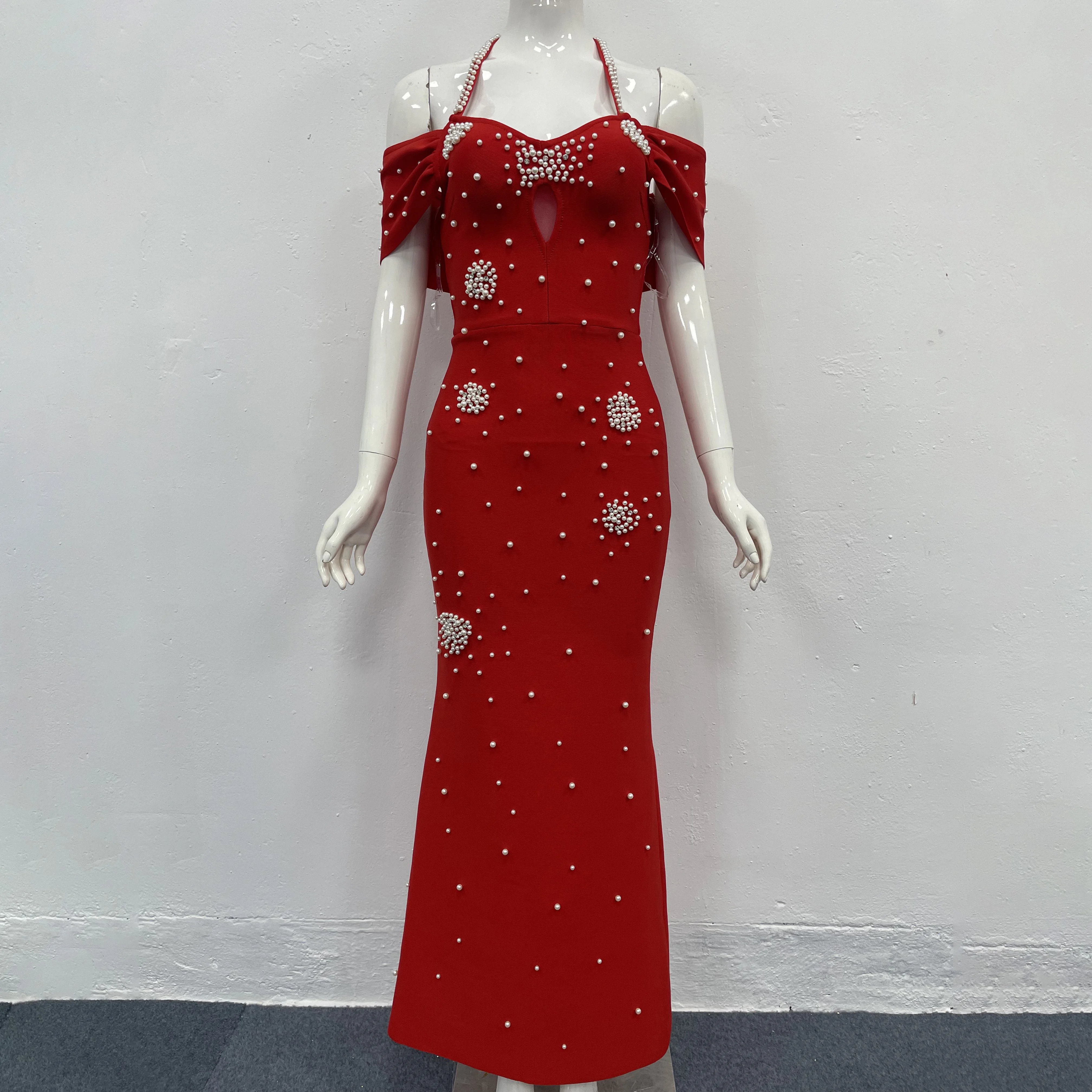 Luxury Dress High Uality Pearl Diamond Embedded Sexy Strapless Long Tight Fit Women's Dress Shiny Cocktail Evening Dresses
Luxury Dress High Uality Pearl Diamond Embedded Sexy Strapless Long Tight Fit Women's Dress Shiny Cocktail Evening Dresses