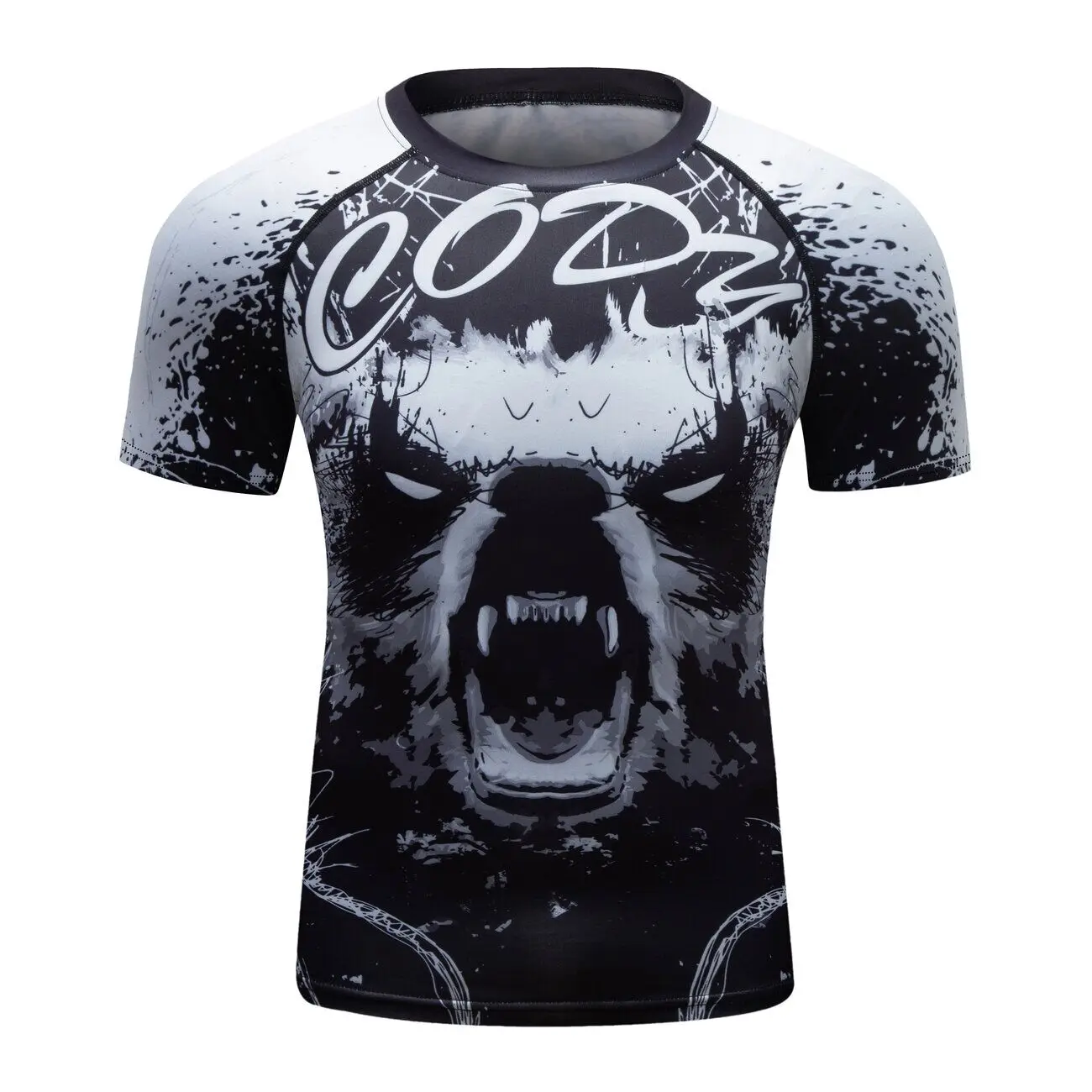Men's Compression Shirts Short Sleeve Printing Dry Fit T Shirt Fitness Running Athletic Workout Sports Baselayer Tee (211423)
Men's Compression Shirts Short Sleeve Printing Dry Fit T Shirt Fitness Running Athletic Workout Sports Baselayer Tee (211423)