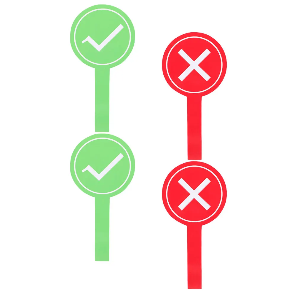 4pcs Handheld Toy Judging Paddle Paddles Voting Game Classroom Accessories True False Red Green Teacher Student Interaction Sign
4pcs Handheld Toy Judging Paddle Paddles Voting Game Classroom Accessories True False Red Green Teacher Student Interaction Sign