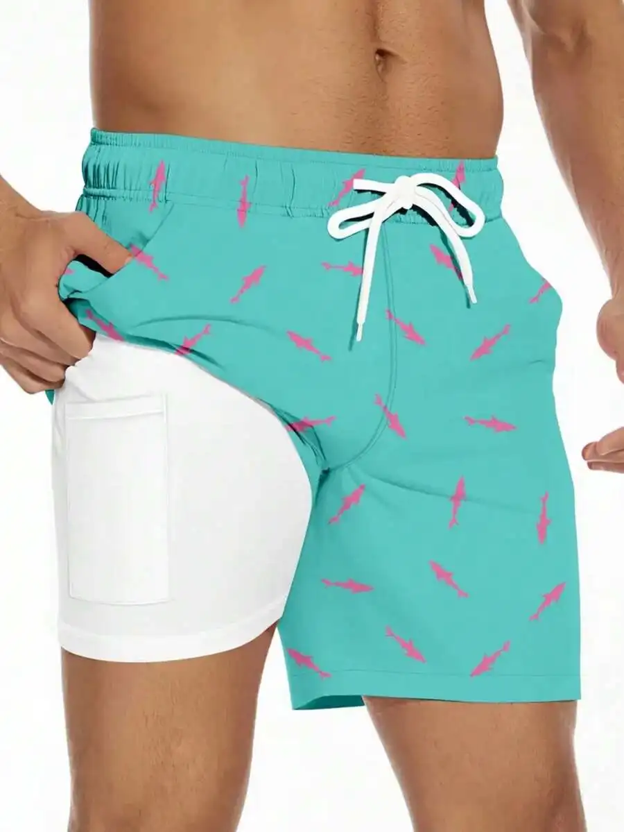 Mens Quick-Dry Compression Swim Shorts With Drawstring Waist And Tactical Pockets For Beach Water Sports
Mens Quick-Dry Compression Swim Shorts With Drawstring Waist And Tactical Pockets For Beach Water Sports