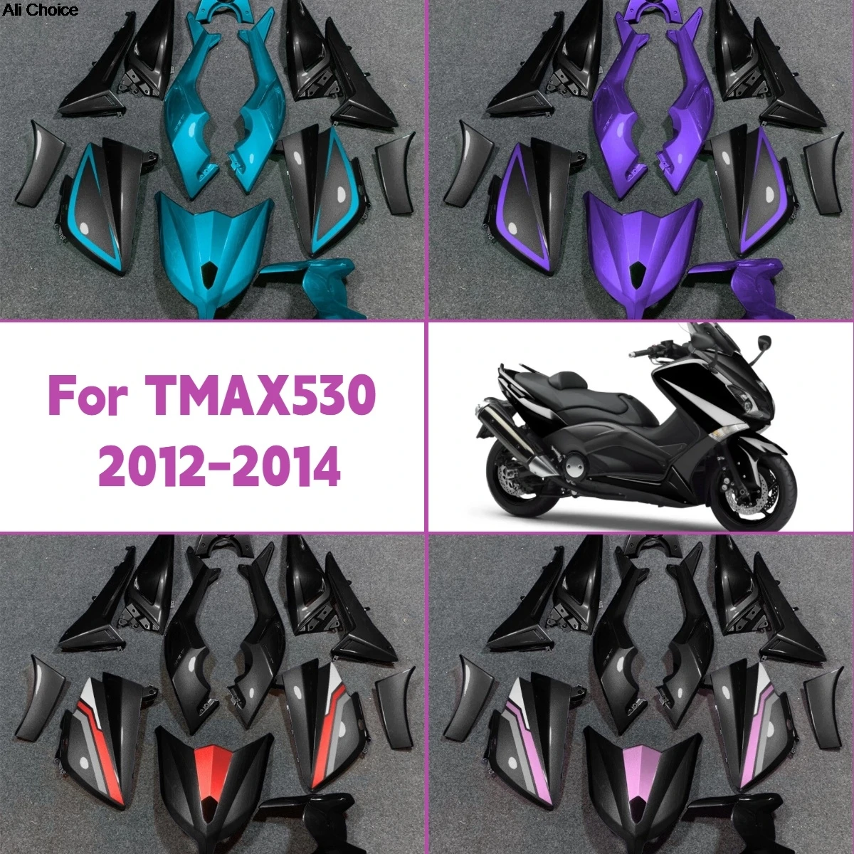 Fairing Set 2012 2013 2014 TMAX530 Full Quality Motorcycle Fairings ABS Plastic for 12 13 14 Yamaha TMAX 530
Fairing Set 2012 2013 2014 TMAX530 Full Quality Motorcycle Fairings ABS Plastic for 12 13 14 Yamaha TMAX 530