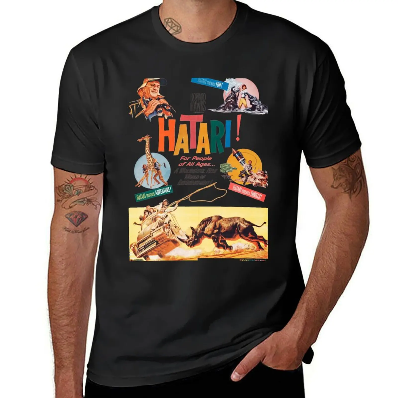 Hatari! Movie Poster T-Shirt summer 2025 graphic t shirts cotton graphic tees anime mens graphic t-shirts big and tall
Hatari! Movie Poster T-Shirt summer 2025 graphic t shirts cotton graphic tees anime mens graphic t-shirts big and tall