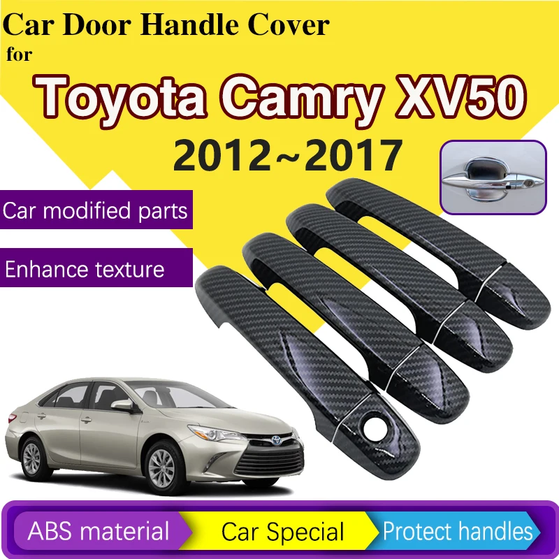 For Toyota Camry XV50 2012~2017 Daihatsu Altis Car Door Handle Cover Scratch Proof Decoration Protection Sticker Car Accessories
For Toyota Camry XV50 2012~2017 Daihatsu Altis Car Door Handle Cover Scratch Proof Decoration Protection Sticker Car Accessories
