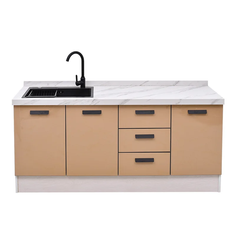 Customized marble kitchen cabinet assembly economical stove cabinet household integrated rock slab countertop cabinet integrated
Customized marble kitchen cabinet assembly economical stove cabinet household integrated rock slab countertop cabinet integrated