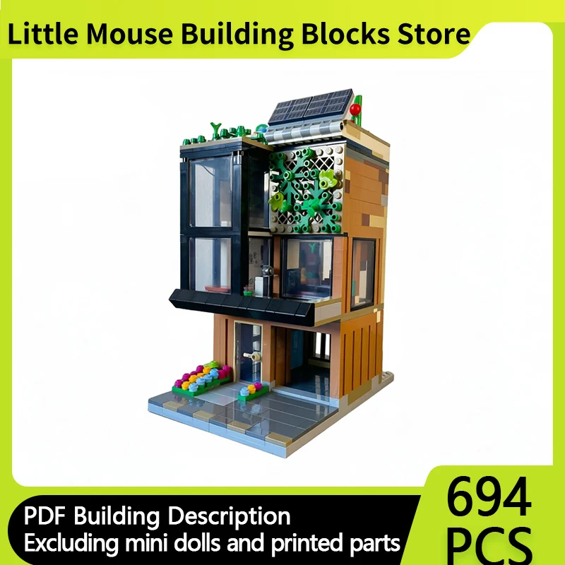 City Street View Model MOC Building Bricks Modern Home Building Modular Technology Gifts Holiday Assemble Children Toys Suit
City Street View Model MOC Building Bricks Modern Home Building Modular Technology Gifts Holiday Assemble Children Toys Suit