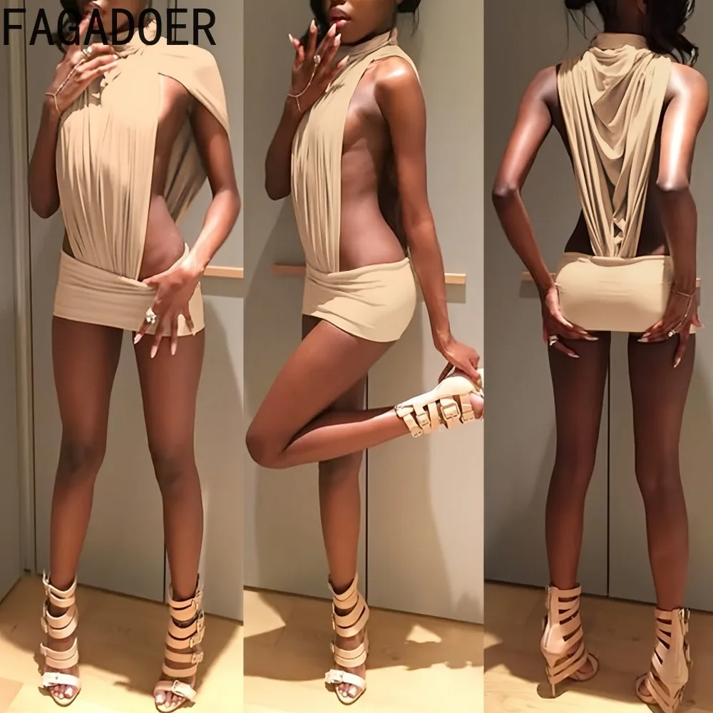 FAGADOER Spring New Sexy Solid Color Bodycon Dresses for Woman Hollow-out Patchwork Dress Female Streetwear Vestidos 2026 New
FAGADOER Spring New Sexy Solid Color Bodycon Dresses for Woman Hollow-out Patchwork Dress Female Streetwear Vestidos 2026 New