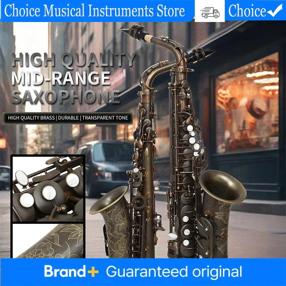 SLADE Eb электронный плоский альт-саксофон премиум-класса винтажный латунный корпус саксофона набор профессиональных деревянных духовых инструментов с перчатками-футляром
SLADE Eb электронный плоский альт-саксофон премиум-класса винтажный латунный корпус саксофона набор профессиональных деревянных духовых инструментов с перчатками-футляром