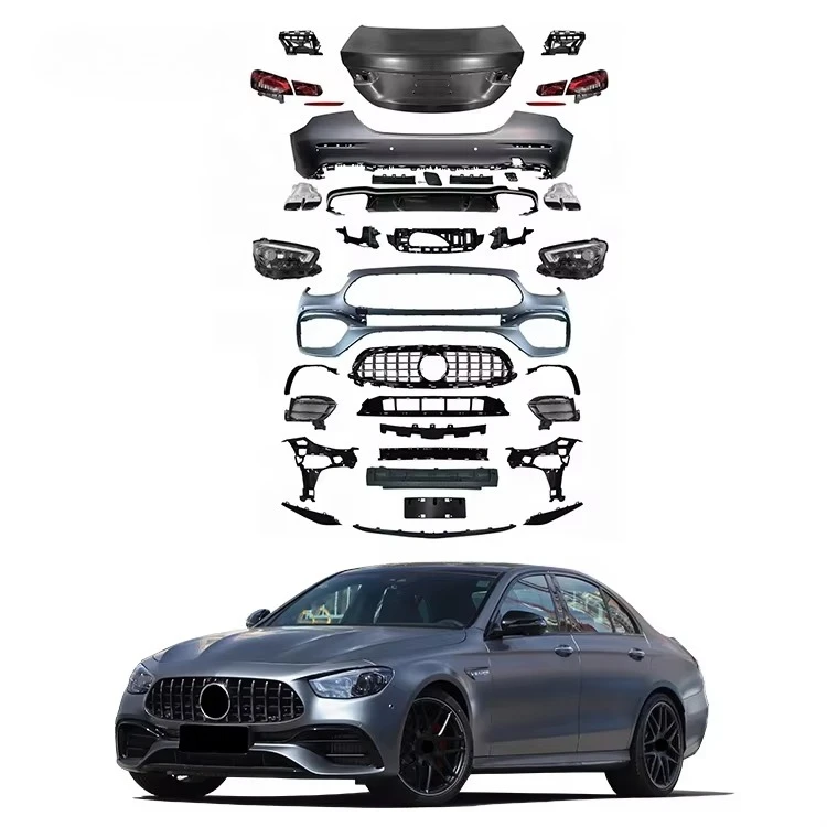 For Mercedes benz E Class W213 2016-20 Change to 2021-23 E63 AMG Model Body Kit Include Front Rear Bumper Assemblywith Grille
For Mercedes benz E Class W213 2016-20 Change to 2021-23 E63 AMG Model Body Kit Include Front Rear Bumper Assemblywith Grille