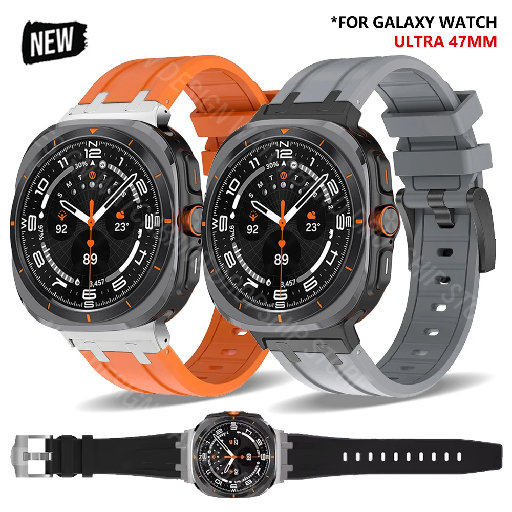 Ремешок для Samsung Galaxy Watch Ultra 47 мм без зазоров, быстросъемный резиновый браслет-петля для SAMSUNG ULTRA 47 мм, мягкий спортивный силиконовый ремешок
Ремешок для Samsung Galaxy Watch Ultra 47 мм без зазоров, быстросъемный резиновый браслет-петля для SAMSUNG ULTRA 47 мм, мягкий спортивный силиконовый ремешок