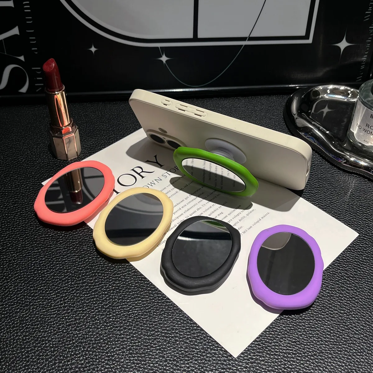 Клейкий стиль, нерегулярное зеркало для макияжа, кронштейн для подушки безопасности для мобильного телефона, миндальное печенье, дофамин, геометрическое зеркало для макияжа, держатель для мобильного телефона
Клейкий стиль, нерегулярное зеркало для макияжа, кронштейн для подушки безопасности для мобильного телефона, миндальное печенье, дофамин, геометрическое зеркало для макияжа, держатель для мобильного телефона