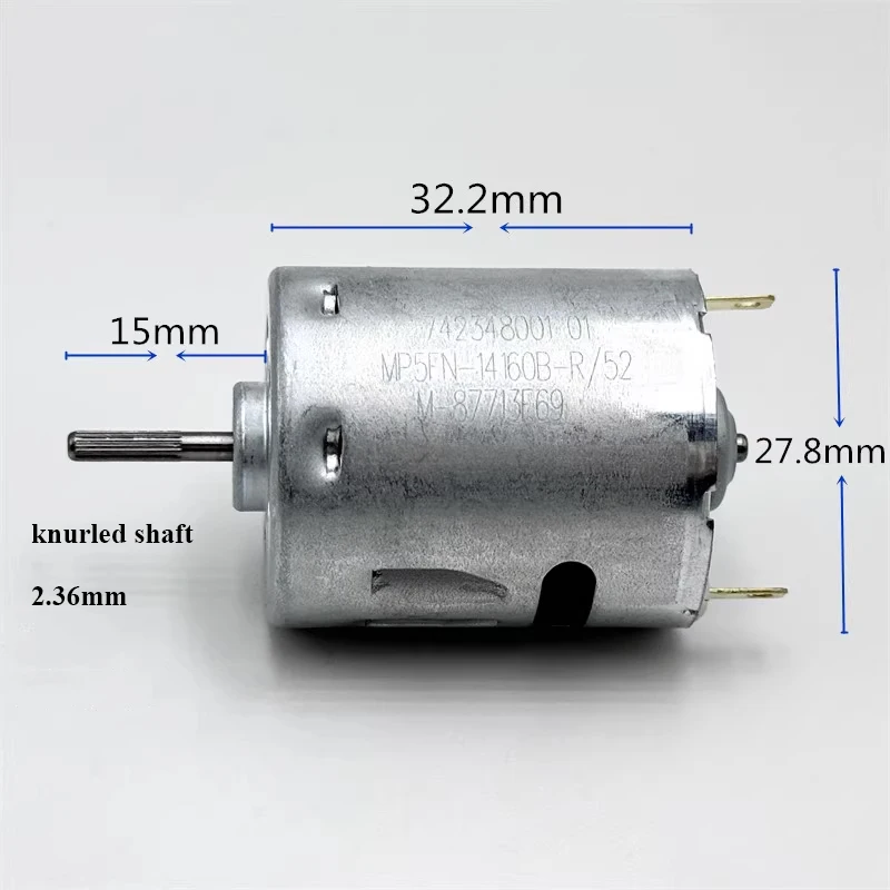 RS-365-14160 Mini 365 Motor DC 12V 14.4V 18V 24V 11000RPM Micro 28mm Electric Carbon Brush Motor DIY Sweeper Hobby Toy Model
RS-365-14160 Mini 365 Motor DC 12V 14.4V 18V 24V 11000RPM Micro 28mm Electric Carbon Brush Motor DIY Sweeper Hobby Toy Model