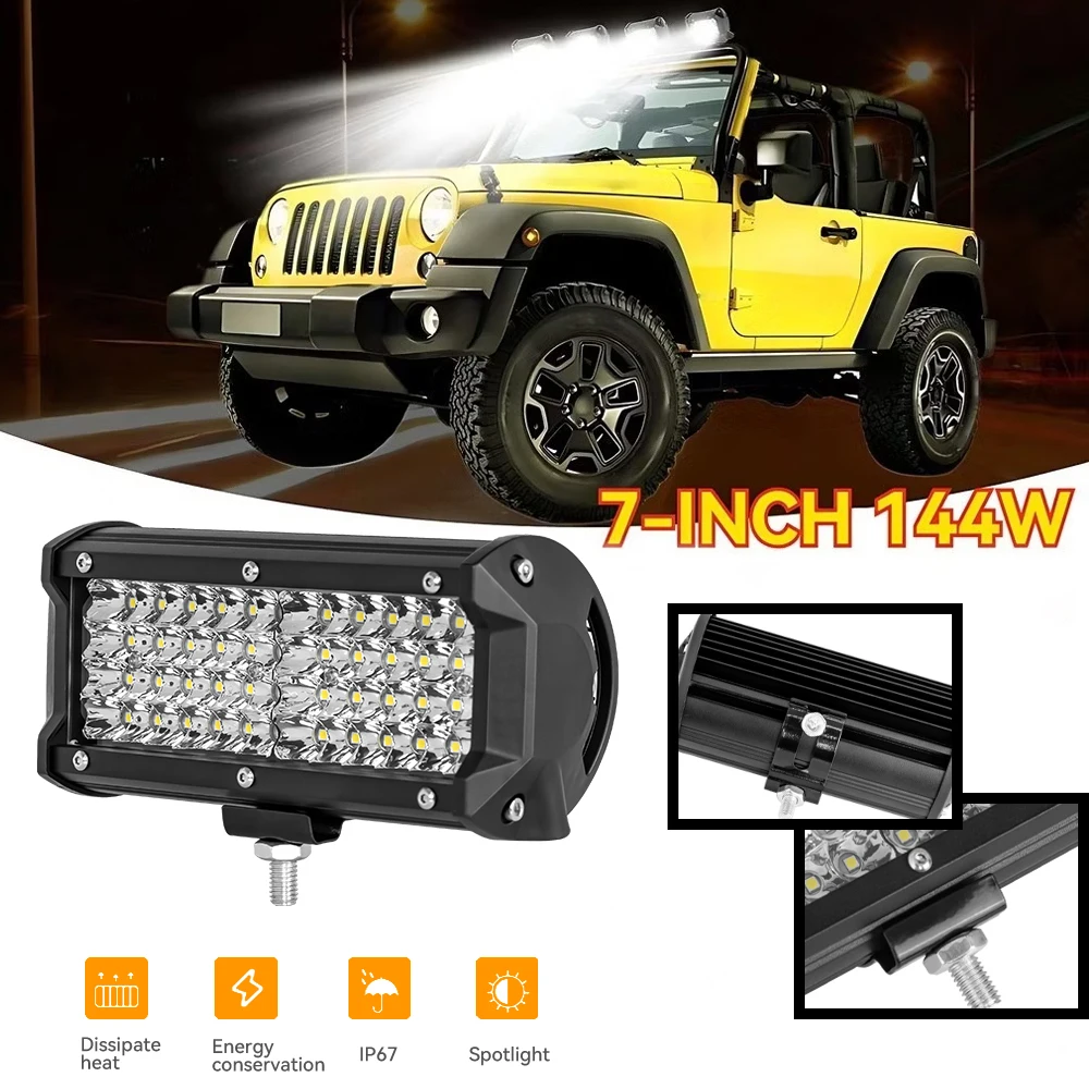 12V Car Work Light LED Offroad 4x4 Spotlights Fog Lamp For Truck Boat ATV UTV SUV Tractor Headlight Auto Driving Lamp Auxiliary
12V Car Work Light LED Offroad 4x4 Spotlights Fog Lamp For Truck Boat ATV UTV SUV Tractor Headlight Auto Driving Lamp Auxiliary
