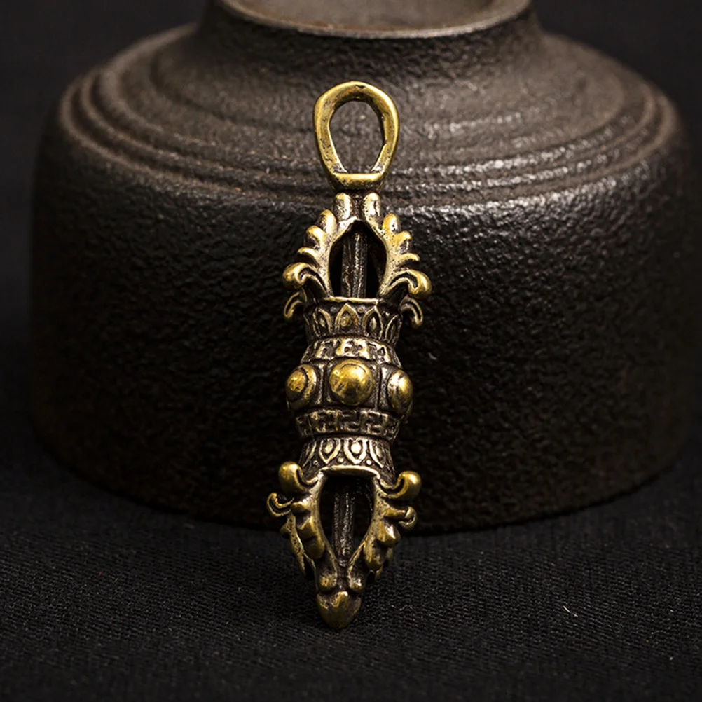 2Pcs Vajra Pestle Hanging Pendants Premium Brass Durable Vintage Keychain Pendant Car Bag Decoration Tibetan Symbol
2Pcs Vajra Pestle Hanging Pendants Premium Brass Durable Vintage Keychain Pendant Car Bag Decoration Tibetan Symbol