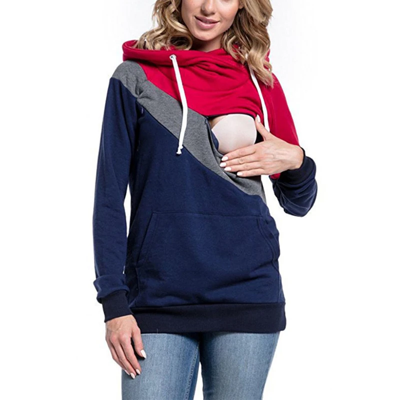 New Maternity Clothes Multifunctional Mother Breastfeeding Hoodies T-shirt Stitching Breastfeeding Pregnancy Womens Clothing
New Maternity Clothes Multifunctional Mother Breastfeeding Hoodies T-shirt Stitching Breastfeeding Pregnancy Womens Clothing