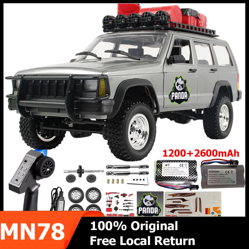 Модель MN RTR MN78 1:12 Радиоуправляемый автомобиль Полномасштабный 2,4G Автомобиль с дистанционным управлением 60 минут Время работы Внедорожный с светодиодной подсветкой Радиоуправляемый грузовик в качестве подарков
Модель MN RTR MN78 1:12 Радиоуправляемый автомобиль Полномасштабный 2,4G Автомобиль с дистанционным управлением 60 минут Время работы Внедорожный с светодиодной подсветкой Радиоуправляемый грузовик в качестве подарков