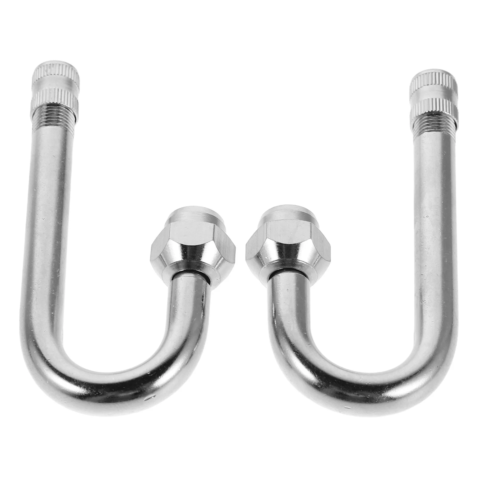 2pcs Valve Stem Extenders Metal 180 Degree Heavy Duty Tire Valve Extension For Car Truck Bus Motorcycle Trailer Wheel Inflation
2pcs Valve Stem Extenders Metal 180 Degree Heavy Duty Tire Valve Extension For Car Truck Bus Motorcycle Trailer Wheel Inflation