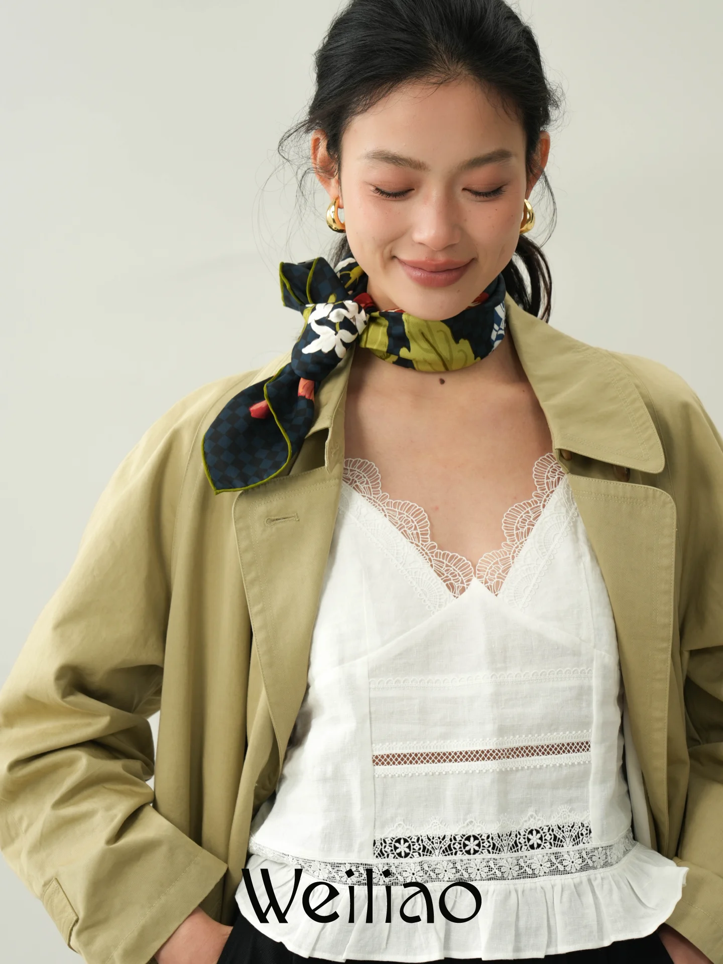 Weiliao Original Silk Square Scarf Women's Fashion Accessory Spring Collection Decorative Plant Floral Pattern Youth to Elderly
Weiliao Original Silk Square Scarf Women's Fashion Accessory Spring Collection Decorative Plant Floral Pattern Youth to Elderly