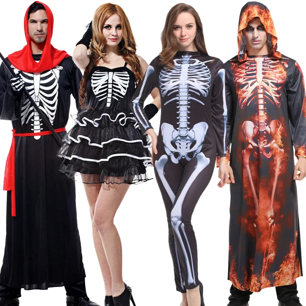 Adult Male Female Horror Scream Death Ghost Costume Skeleton Cosplay Costumes Carnival Party
Adult Male Female Horror Scream Death Ghost Costume Skeleton Cosplay Costumes Carnival Party