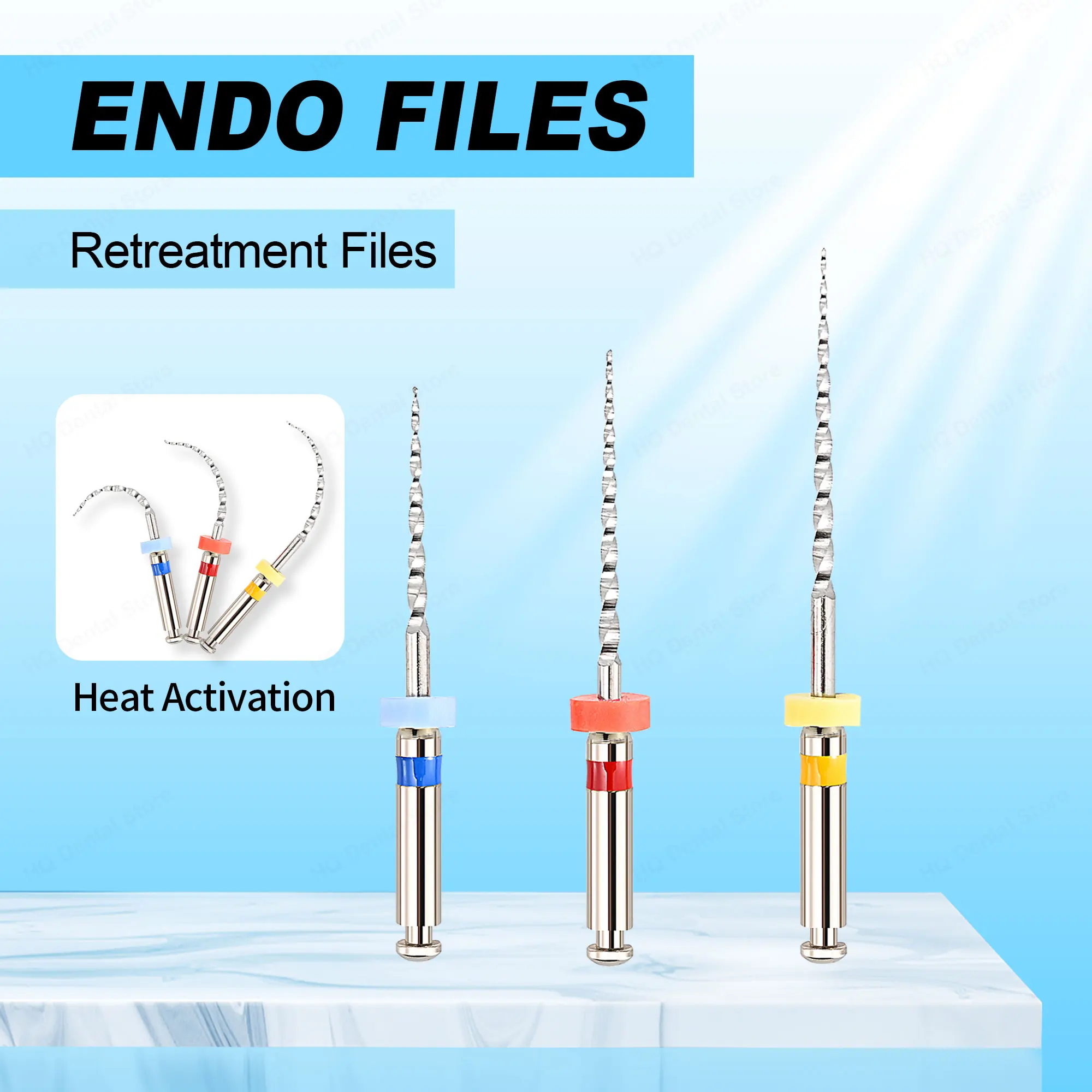 Dental Niti Rotray Retrement Files For Filling Material Removal Three Length Design Dentist Tool Endodontic files
Dental Niti Rotray Retrement Files For Filling Material Removal Three Length Design Dentist Tool Endodontic files