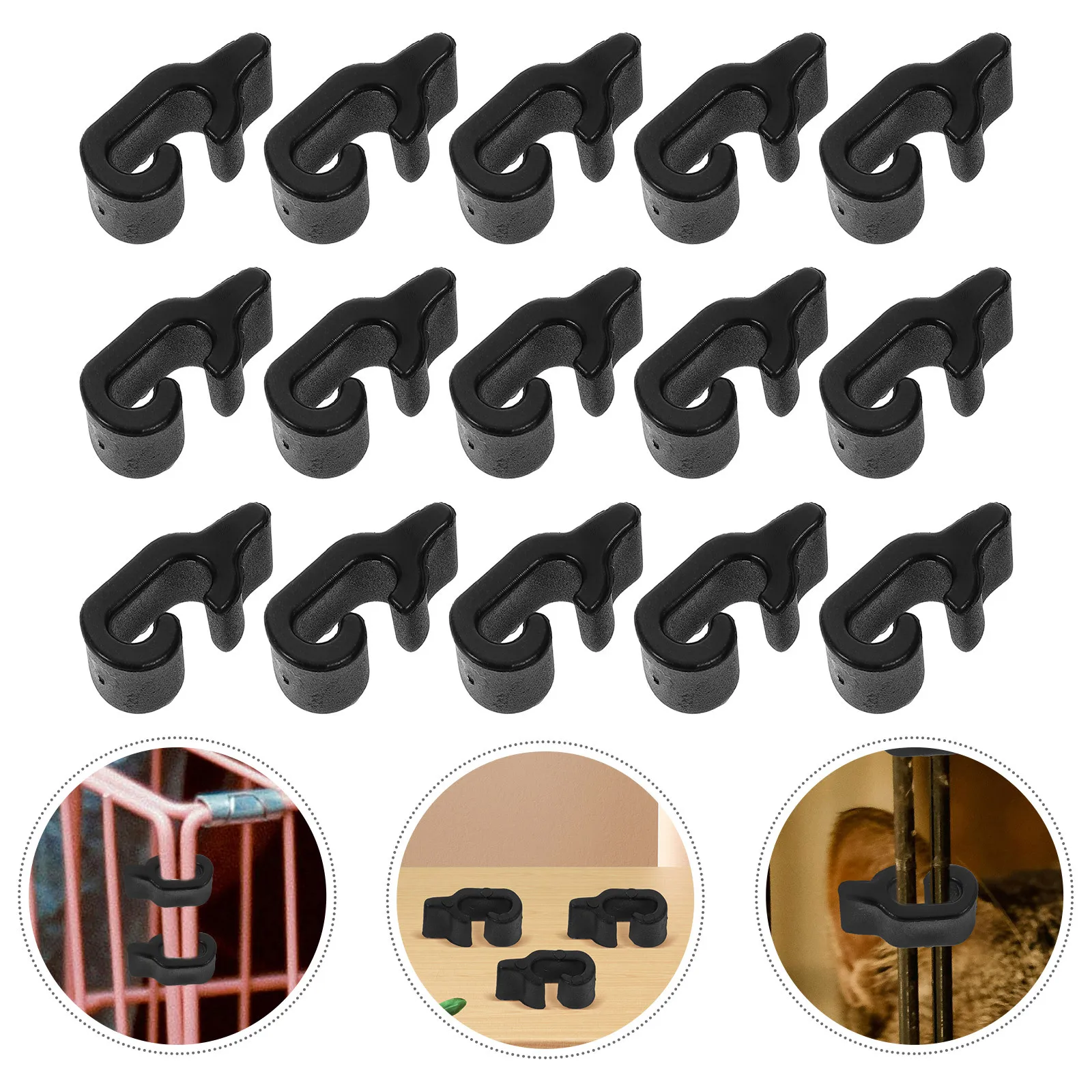 20Pcs Plastic Cage Buckles Sturdy Material Construction Smooth Edges for Pet Cage Wire Mesh Panels Safety Fastening
20Pcs Plastic Cage Buckles Sturdy Material Construction Smooth Edges for Pet Cage Wire Mesh Panels Safety Fastening