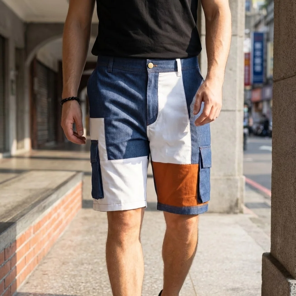 Men's Casual Shorts Multi-pocket 5-inch Pants, Color-block Street Wear Cargo Shorts, Spring Summer Outdoor Workwear Trousers
Men's Casual Shorts Multi-pocket 5-inch Pants, Color-block Street Wear Cargo Shorts, Spring Summer Outdoor Workwear Trousers