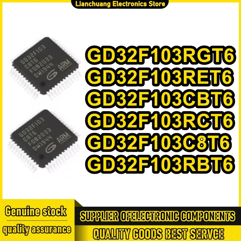 GD32F103C8T6 GD32F103CBT6 GD32F103RBT6 GD32F103RCT6 GD32F103RET6 GD32F103RGT6 GD32F103 GD32F GD IC MCU Chip LQFP-64
GD32F103C8T6 GD32F103CBT6 GD32F103RBT6 GD32F103RCT6 GD32F103RET6 GD32F103RGT6 GD32F103 GD32F GD IC MCU Chip LQFP-64