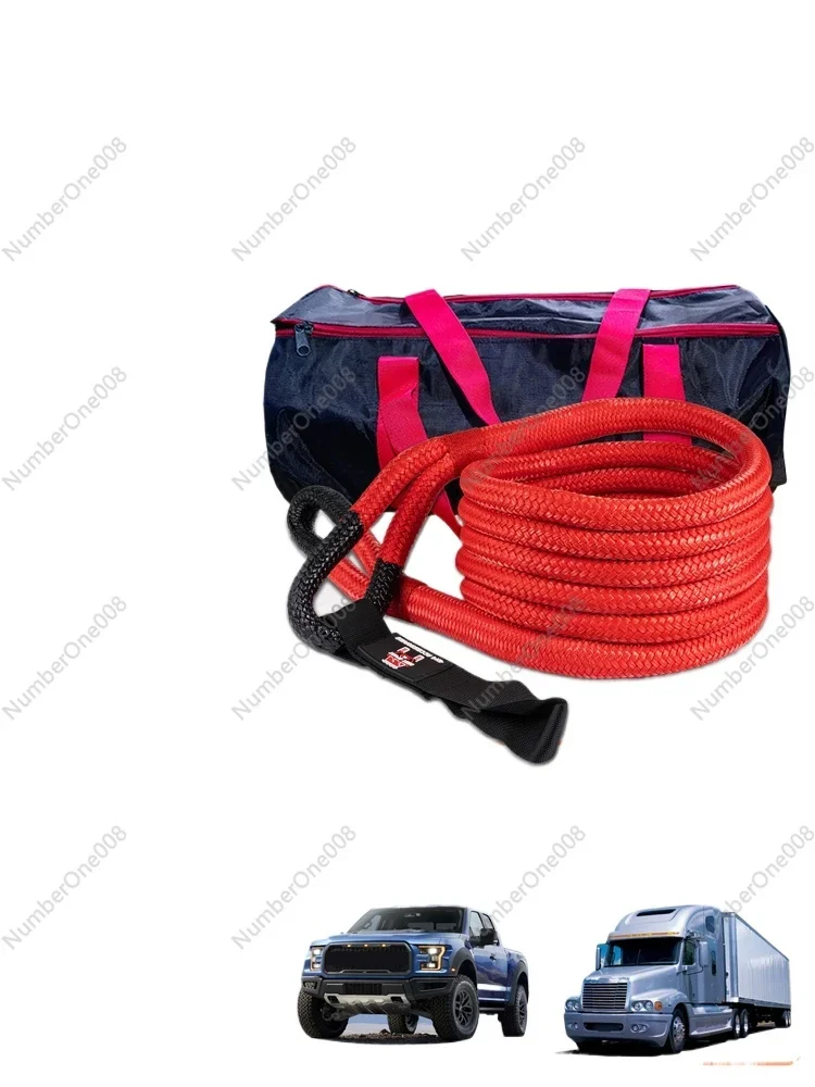 High-Strength Elastic Nylon Trailer Rope Off-Road Vehicle Truck Special Self-Rescue
High-Strength Elastic Nylon Trailer Rope Off-Road Vehicle Truck Special Self-Rescue