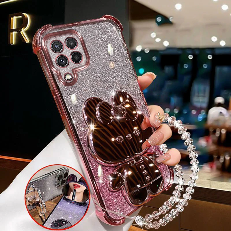 M32 Soft Case For Samsung Galaxy M32 M33 M22 M12 M11 F04 F05 F12 F22 F42 S10 Rabbit Makeup Mirror Holder Bracelet Bumper Cover
M32 Soft Case For Samsung Galaxy M32 M33 M22 M12 M11 F04 F05 F12 F22 F42 S10 Rabbit Makeup Mirror Holder Bracelet Bumper Cover