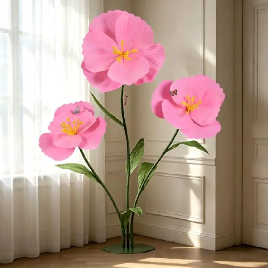3PCS Giant Artificial Flowers Large Felt Fabric Flower Decorations for Room Bridal Shower Baby Shower Tea Party Wedding Arrange
3PCS Giant Artificial Flowers Large Felt Fabric Flower Decorations for Room Bridal Shower Baby Shower Tea Party Wedding Arrange