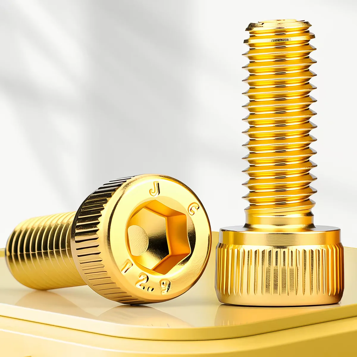 10-20Pcs DIN912 G12.9 Ti-Gold Plated Hex Socket Allen Screw, M2 M2.5 M3 M4 M5 Cap Head Titanium Plated Bolt
10-20Pcs DIN912 G12.9 Ti-Gold Plated Hex Socket Allen Screw, M2 M2.5 M3 M4 M5 Cap Head Titanium Plated Bolt