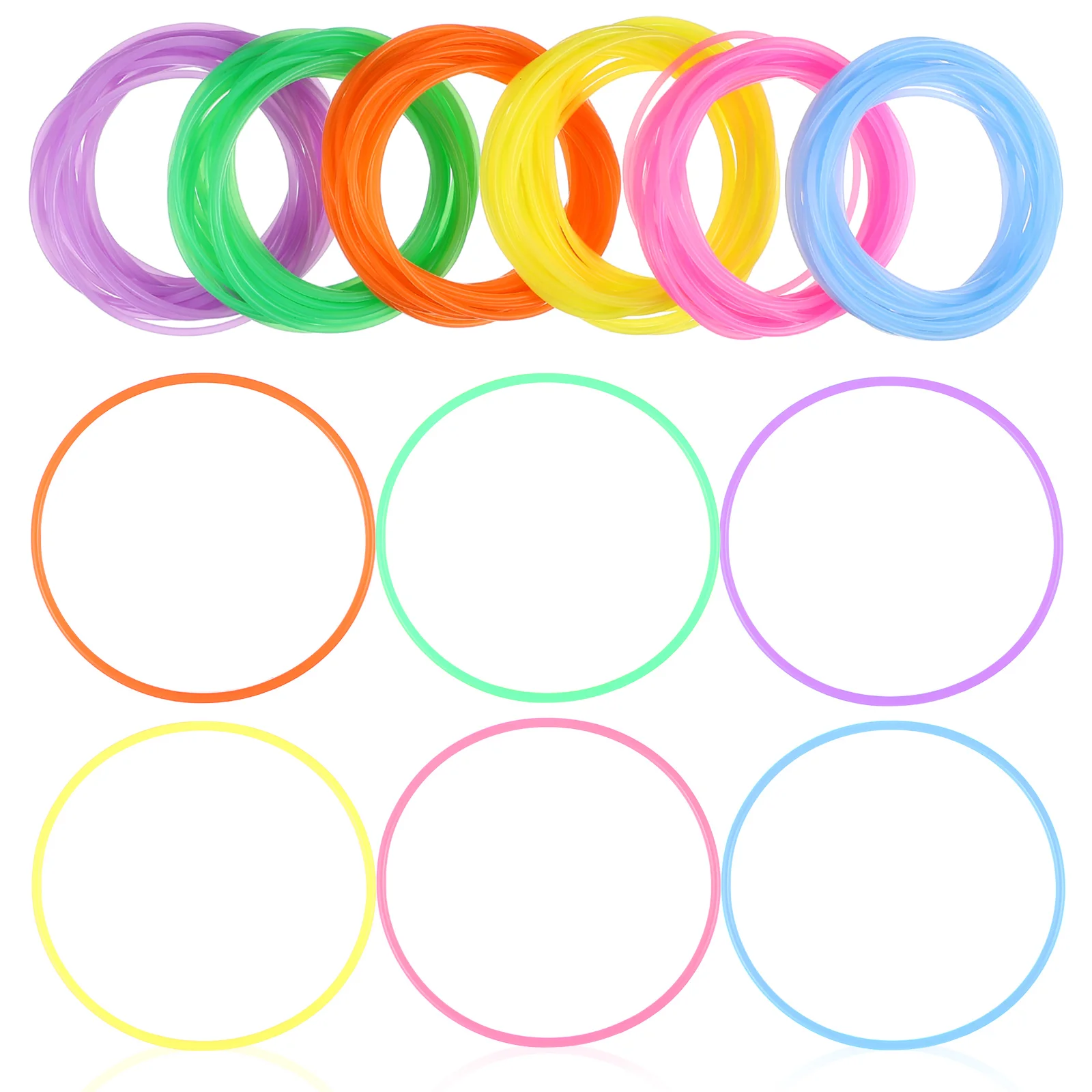 120 Pcs Jelly Headb Bracelet Colorful Silicone Hair Bulk Glow Accessories Women Girls Hair Styling Elastic Bracelets
120 Pcs Jelly Headb Bracelet Colorful Silicone Hair Bulk Glow Accessories Women Girls Hair Styling Elastic Bracelets