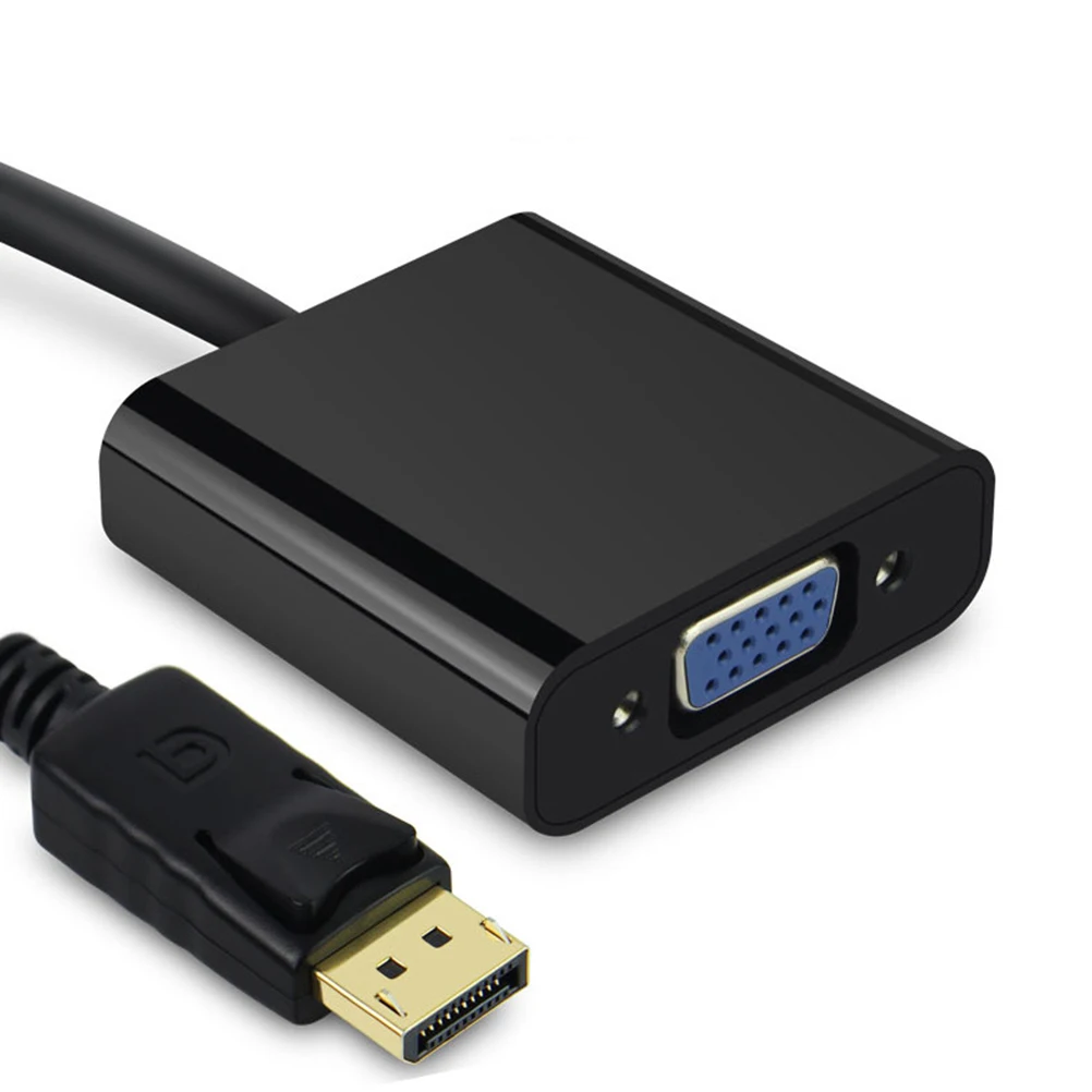 2pcs Practical Display to VGA Converter Projector LED Display 1080P to VGA Adapter Cable (Black)
2pcs Practical Display to VGA Converter Projector LED Display 1080P to VGA Adapter Cable (Black)