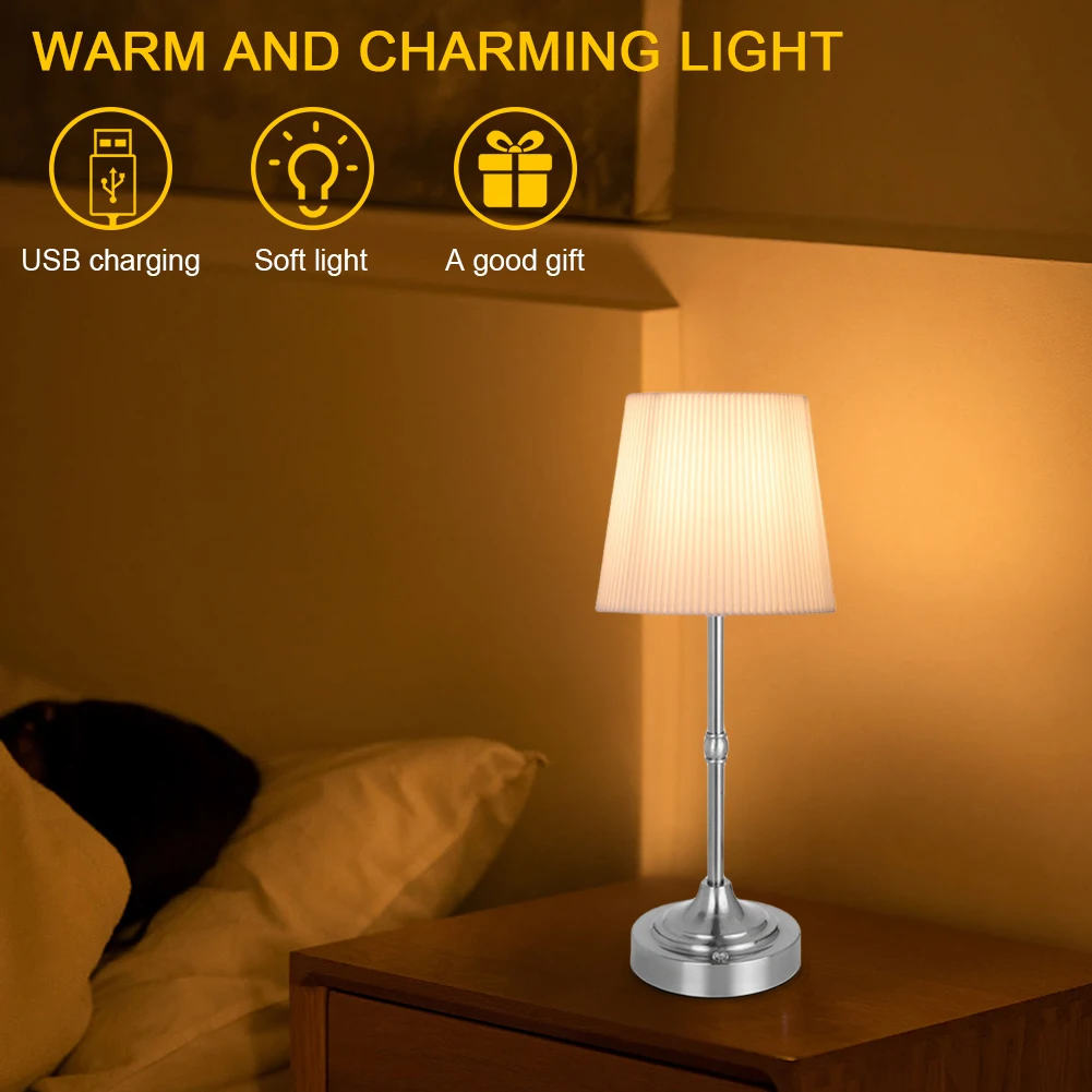 Portable Cordless Table Lamp Cordless LED Metal Table Lamp USB Rechargeable 2200K Warm Light Night Light for Bedroom Bar Balcony
Portable Cordless Table Lamp Cordless LED Metal Table Lamp USB Rechargeable 2200K Warm Light Night Light for Bedroom Bar Balcony